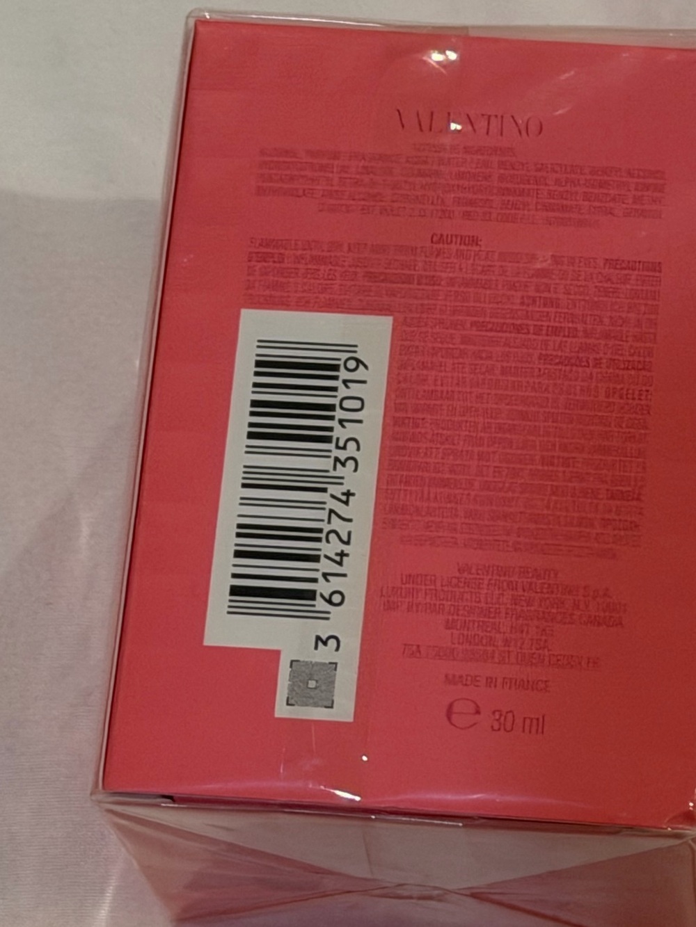 Valentino Donna Born in Roma ExtraDose Parfum - Coral Pink Packaging - Picture 3 of 3